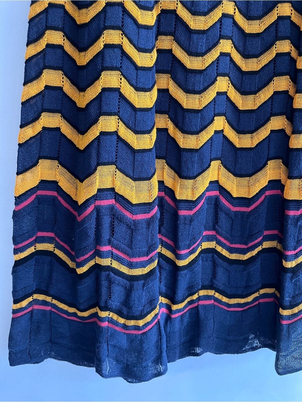 MISSONI Cotton Blend Knit A-Line Skirt - Picture 3 of 12